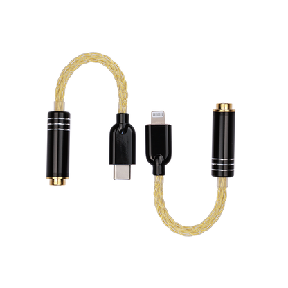 Amplifier 4.4mm Female to Type-C/Lightning