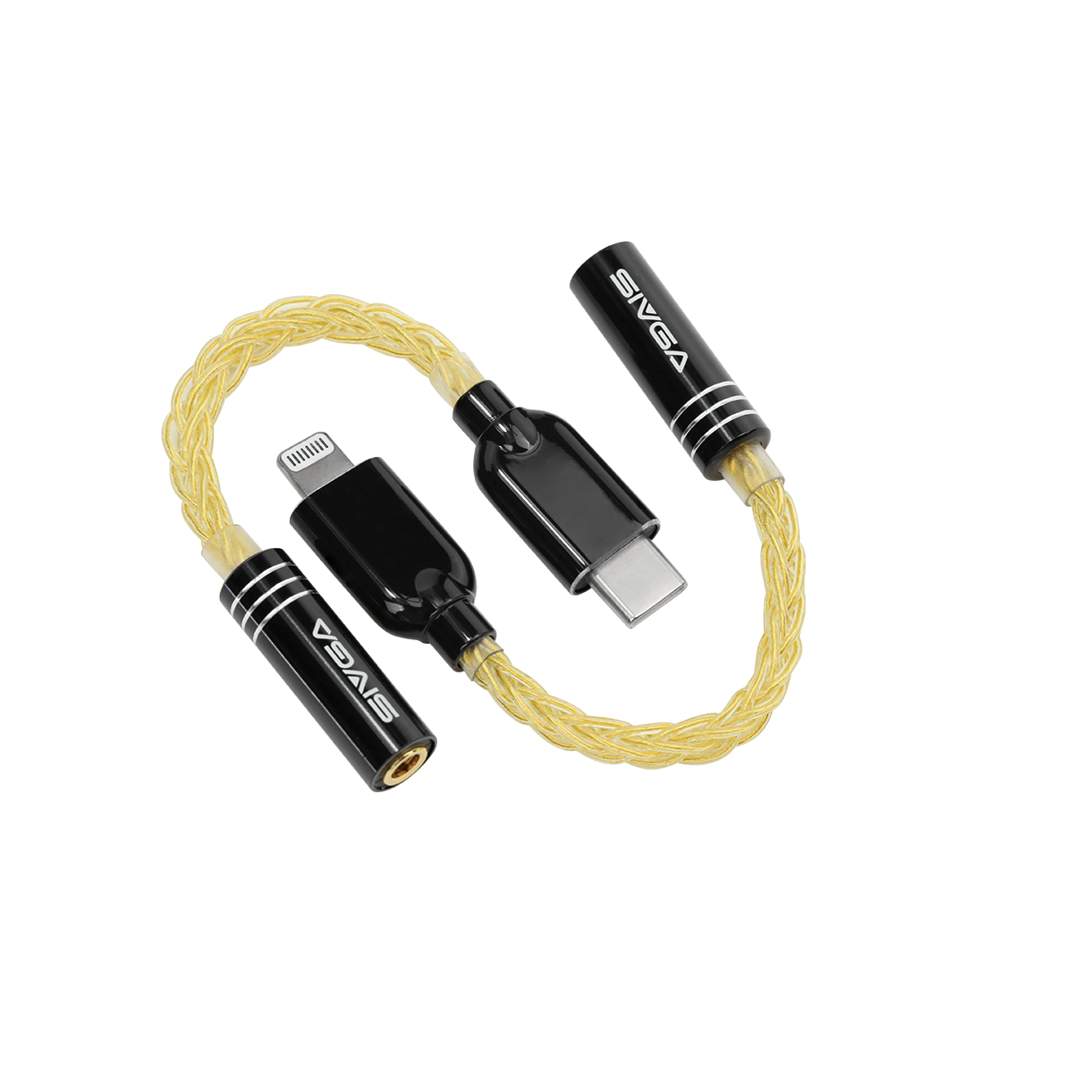 Amplifier 3.5mm Female to Type-C/Lightning